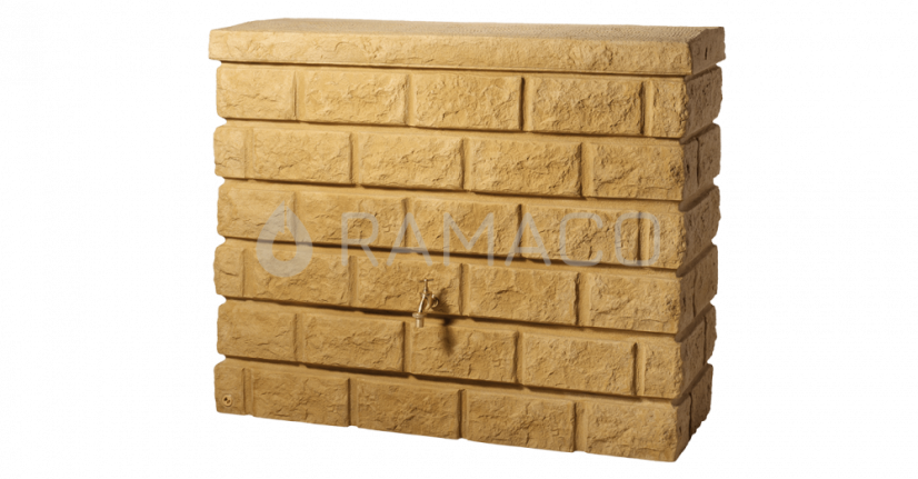 Nadzemní design nádrž Rocky wall sandstone 400 l