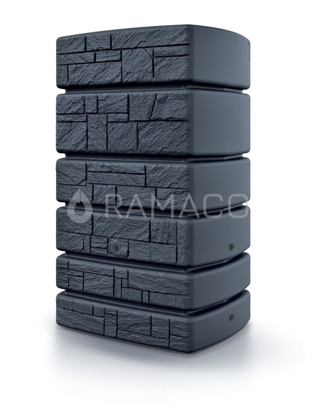 Nádrž na dešťovou vodu Tower Stone, antracit, 500 l