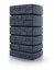 Nádrž na dešťovou vodu Tower Stone, antracit, 500 l