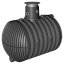 Nádrž na dešťovou vodu Carat XL 8500 - Typ poklopu: PE poklop černý, pojízdný 12,5 t